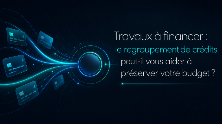 Propriétaire étudiant le financement de ses travaux avec un courtier